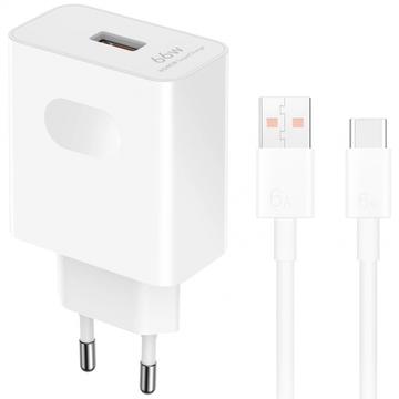 Honor SuperCharge Power Adapter mit USB-C Kabel HN-110600E00 - 66W - Weiß