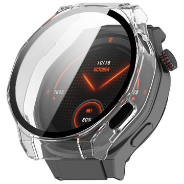 Honor Watch 5 Ultra Kunststoff Hülle mit Panzerglas - Durchsichtig
