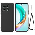 Honor X6c Liquid Silikonhülle mit Handschlaufe