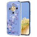Honor X70/X9d/Magic8 Lite TPU-Hülle mit Blumenmuster - lila