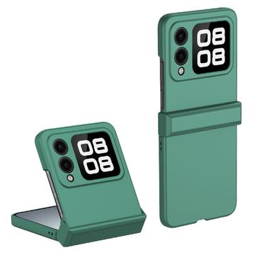 Huawei Nova Flip Gummierte Kunststoff Hülle - Grün