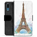 Huawei P20 Premium Schutzhülle mit Geldbörse - Paris