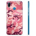 Huawei P20 Lite TPU Hülle - Rosa Tarnung