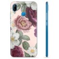 Huawei P20 Lite TPU Hülle - Romantische Blumen