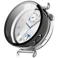 Huawei Watch GT 6 Kunststoff Hülle mit Panzerglas - 41mm - Schwarz