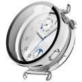 Huawei Watch GT 6 Kunststoff Hülle mit Panzerglas - 41mm - Durchsichtig