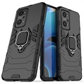 Realme GT Neo2 Hybrid Case mit Ringhalterung - Schwarz