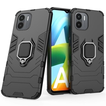 Xiaomi Redmi A1 Hybrid Case mit Ringhalterung - Schwarz