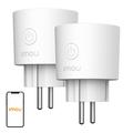 IMOU CE2P WLAN-Smart-Steckdose mit Energieüberwachung, Zeitplanung und Sprachsteuerung - 2 Stück