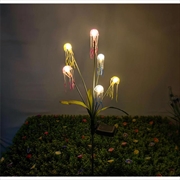 Wasserdichte 6-fach-Solar-Gartenleuchten in Quallenform IP65 - Warmes Licht