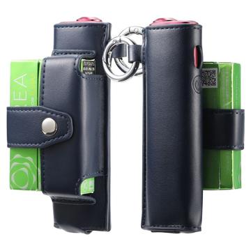 IQOS ILUMA i One/ILUMA One E-Zigarette Lederetui - Marineblau