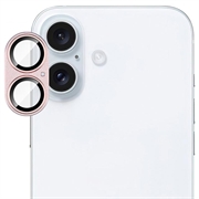 iPhone 17 Imak Vollständiger Kameraobjektivschutz aus Metall und gehärtetem Glas - Rosa