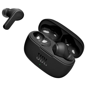 JBL Vibe 200TWS Bluetooth Kopfhörer mit Ladebox (Offene Verpackung - Ausgezeichnet) - Schwarz