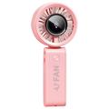 JF133 Tragbarer, handlicher, zusammenklappbarer Ventilator - 3600mAh - Rosa