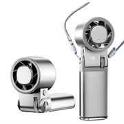 JF181 Tragbarer Handventilator mit LED-Licht - 6000mAh