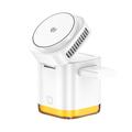 JJT-C53 5-in-1-Magnet-Wireless-Ladegerät mit Kühlfunktion - Qi 2.2, 25W - Weiß