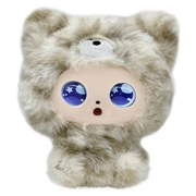 JOPARK KI-gestützter Erzählbegleiter - Plüschtier / Roboterpuppe für Kinder - Grauer Leopard