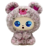 JOPARK KI-gestützter Erzählbegleiter - Plüschtier / Roboterpuppe für Kinder - Rosa Leopard