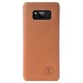 Samsung Galaxy S8 JT Berlin Kreuzberg Leder Cover - Cognac