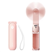 Jisulife Life8 Plus 3-in-1-Handventilator mit Powerbank-Funktion - Rosa