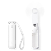 Jisulife Life8 Plus 3-in-1-Handventilator mit Powerbank-Funktion - Weiß