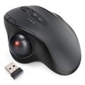 Jomaa JOM255 Ergonomische kabellose Trackball-Maus - Schwarz