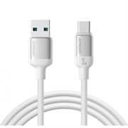 Joyroom S-A62 Lively USB-A/USB-C-Kabel - 3A, 480 Mbit/s - 1.2m - Weiß