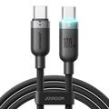 Joyroom S-A63 USB-C-Kabel für Datenübertragung und Schnellladung, 1.2m, 100W - Schwarz