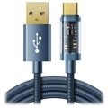 Joyroom USB-A/USB-C Schnelles Aufladen Data Kabel - 1.2m - Blau