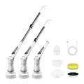 K-109 Akku-Reinigungsbürste mit 4 Aufsätzen und 3 Geschwindigkeitsstufen - Grau