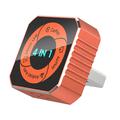 K6 Plus 4-in-1-Adapter für CarPlay/Android Auto – AirPlay, Miracast – Orange