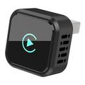 K6 Ultra1 2-in-1-Adapter für CarPlay/Android Auto – Bluetooth 5.4, Dualband-WLAN – Schwarz