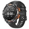KC108 Sport-Smartwatch mit Herzfrequenz- und SpO2-Messung - Orange / Schwarz