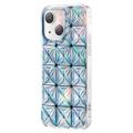 Kingxbar Miya Serie iPhone 14 Plus Hybrid Hülle - Kristall