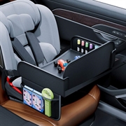 Kabulun Kinder-Reisetablett/Autositz-Organizer - Schwarz
