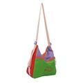 Kamapolo 22602 Dopamine Color-Block-Umhängetasche - Grün / Bunt