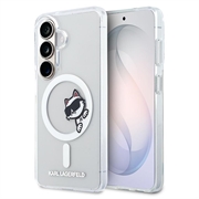 Samsung Galaxy S26 Karl Lagerfeld IML Choupette Peekaboo Logo Magnethülle - Durchsichtig