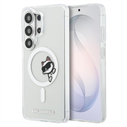 Samsung Galaxy S26 Ultra Karl Lagerfeld IML Choupette Peekaboo Logo Magnethülle - Durchsichtig
