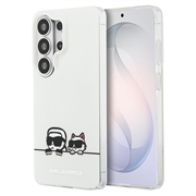 Samsung Galaxy S26 Ultra Karl Lagerfeld IML Karl&Choupette Peekaboo Logo Magnethülle - Weiß