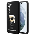 Karl Lagerfeld Ikonik Samsung Galaxy S23 5G Silikonhülle - Schwarz