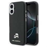 iPhone 17 Karl Lagerfeld Karl and Choupette Heads Pins Hülle - MagSafe-kompatibel