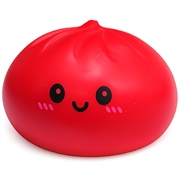 Kawaii Dumpling Squishy-Anti-Stress-Spielzeug - Rot