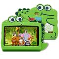 Android-Tablet für Kinder mit WLAN, Schutzhülle – 7" – Grüner Dino