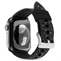 Kingxbar Crystal Fabric Apple Watch Ultra 2/Ultra/9/8/SE (2022)/7/SE/6/5/4/3/2/1 Armband - 49mm/45mm/44mm/42mm
