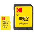 Kodak Extra Performance microSDHC-Speicherkarte EKMSDM16GHC10J6, 16GB, Klasse 10, UHS-I, U1