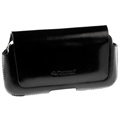 Krusell Hector Leder Tasche - iPhone 5, iPhone 5S, iPhone SE, Sony Xperia J, Motorola Razr I - Schwarz