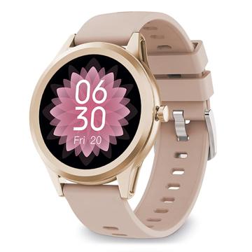 Ksix Globe Wasserdichte Smartwatch mit Bluetooth 5.0 - Pink