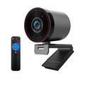 L52 4K-Ultra-HD-Webcam mit KI-Tracking und Fernbedienung - Schwarz