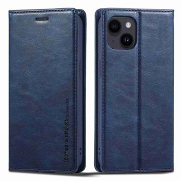 LC.IMEEKE iPhone 14 Wallet Schutzhülle mit RFID - Blau