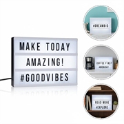 LED-Leuchttafel mit Buchstaben - 96 Buchstabe...